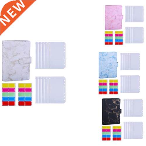 A6 PU Binder Cover With A6 Binder Pockets Loose Leaf Bags 6