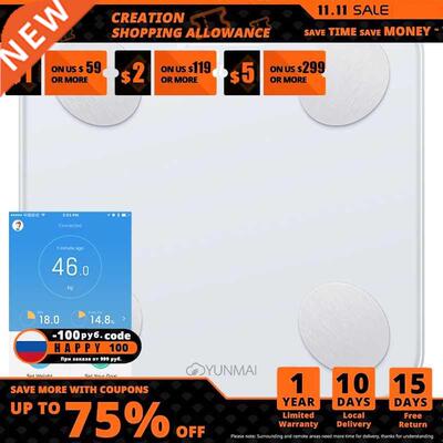Xiaomi YUNMAI Mini 2 Body Fat Monitor weigh Balance Smart Bo