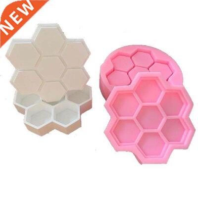 Hexagon Flower Pot Silicone Mold  Succulent Plaster