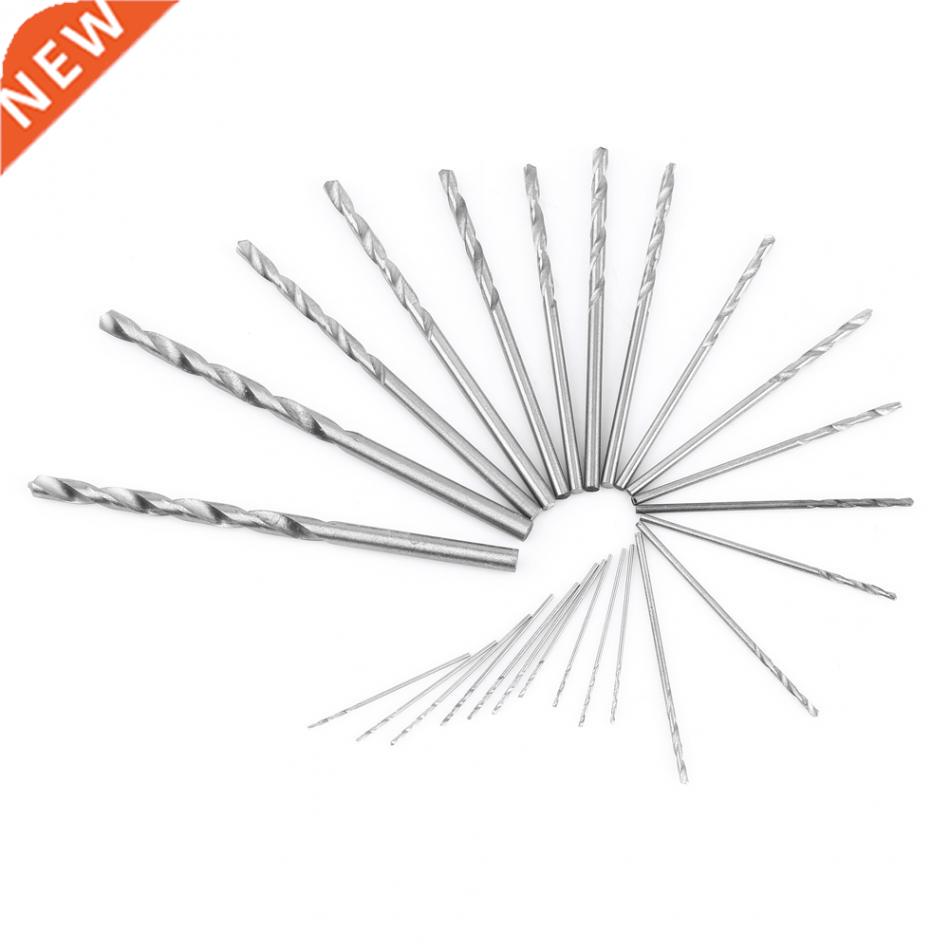26PCS Mini Hand Twist Drill Bit Set Chuck HSS Tips Wood Dril