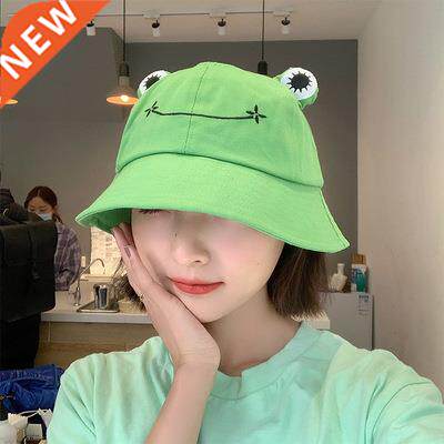 Fashion Frog Bucket Hat for Women Summer Autumn Plain Women