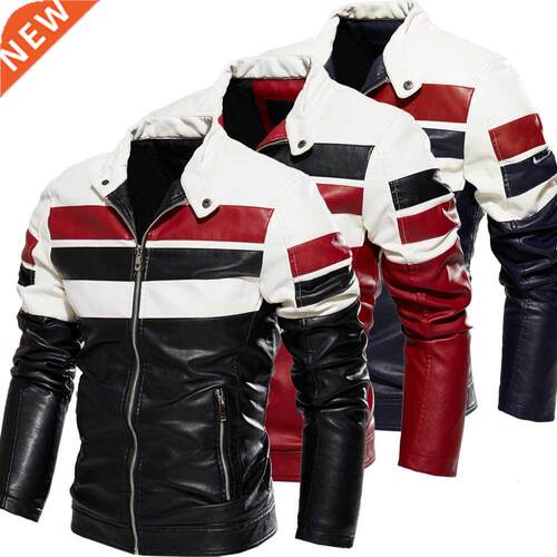 Men's Autumn and Winter Men Fashion Coat Leather Jac