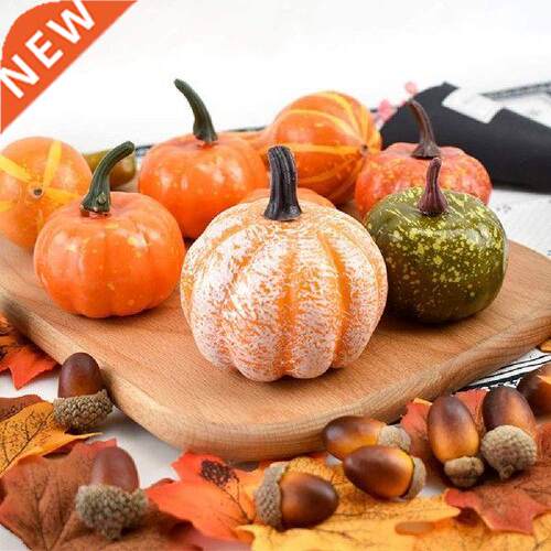 50pcs Simulation Bubble Pumpkin Artificial Vegetables Model