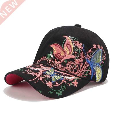2019 New Baseball Caps High quality Butterflies and flowers