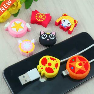 Anime Cartoon Cable Bite Protector For iPhone Orzer Hold