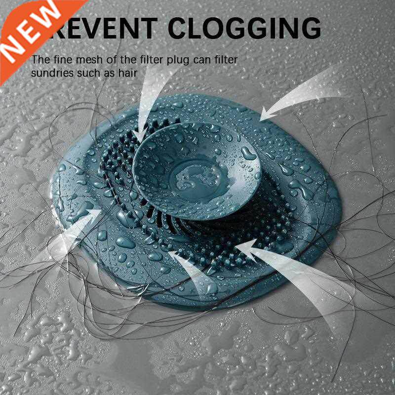 1/2pcs Bathroom Washbasin Drain Hair Catcher Bath Stopper