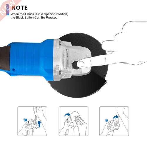 Brushless Angle Grinder 21V Cordless Electric Grinder Machin