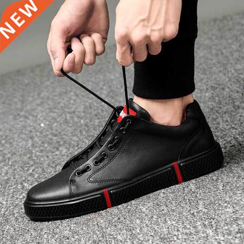 men Genune Leather Shoes Men Flats Fashon Men's Casu