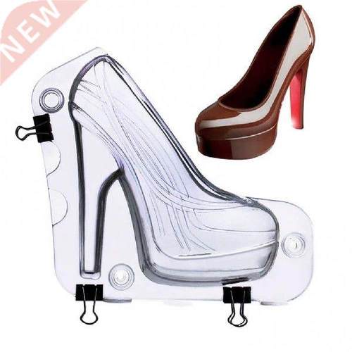 3D Woman High Heel Shoe Baking mold Chocolate Fondant Cake