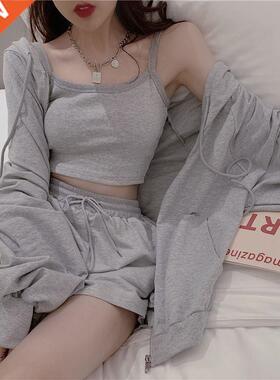 Loungewear Women 3 Peces Summer Spwear Enseles De Pyja