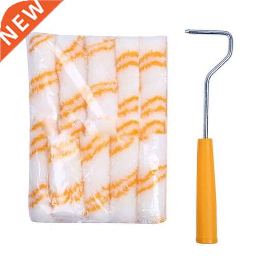 1 Set of 4 Inch Wall Paint Roller Set Replacement Roller Cov