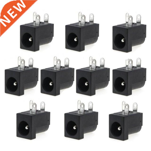 10pcs 5.5x2.1mm DIP 3Pin DC Power Supply Connectors Jack Soc