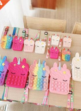 Pop Fidget Toys It Big Size Xxl Push Bubble Rainbow Unicorn