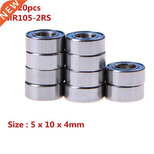 10/20PCS MR105-2RS 5x10x4 Mm Miniature Ball Bearings