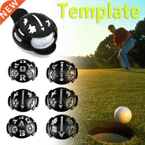 MARK GOLF BALL STENCIL MARKER TEMPLATE DRAWING LINE KIT PEN