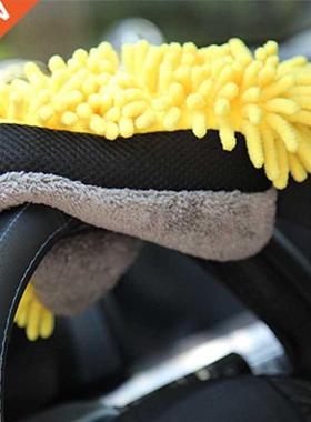 Waterproof Car Wash Microfiber Chenille Gloves Thick Car Cle