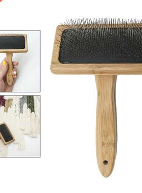 Pet Cleaner Brush Sheepskin Rug Brush Slicker Wire Rugs