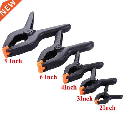 2//4/6/9inch Adjustable Plastic Spring Clamps for Woodworki