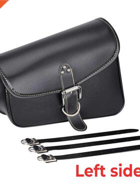 Motorcycle Bag P Leather Saddlebag Saddle Swingarm Bag Left