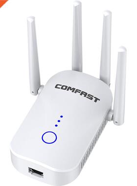 Wireless WiFi Repeater 1200Mbps Router Wifi Booster 2.4G/5.8