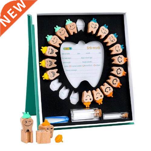 Wooden Baby Teeth Keepsake Box Teeth Saver Box Kids