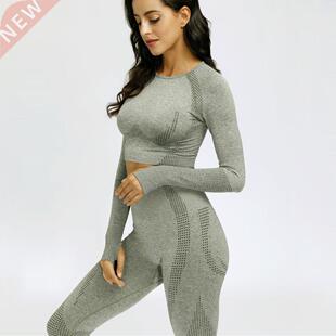 2//5PCS Energy Seamless Yoga Set Women Workout Set Sportswe