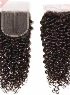 4x4 Lace Closure Wholesale Brazilian Kinky Culry Human Hair
