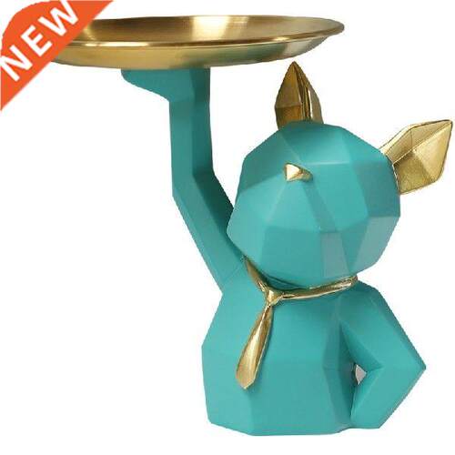 Modern minimalist creative key storage bulldog ornaments