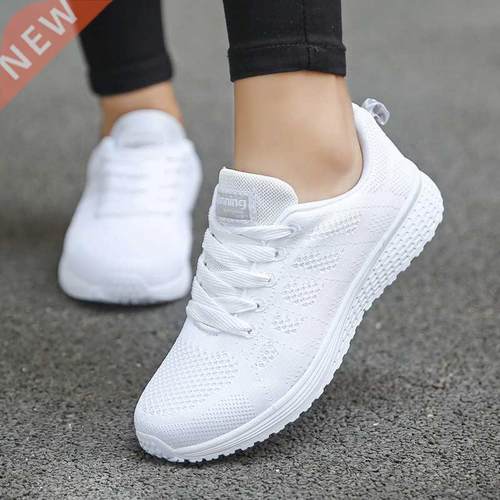Women Casual Shoes Fashion Breathable Walking Mesh Flat Shoe