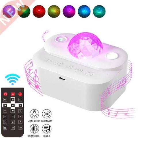 Laser Moon Starry Sky Projector Rotating Water Waving Night