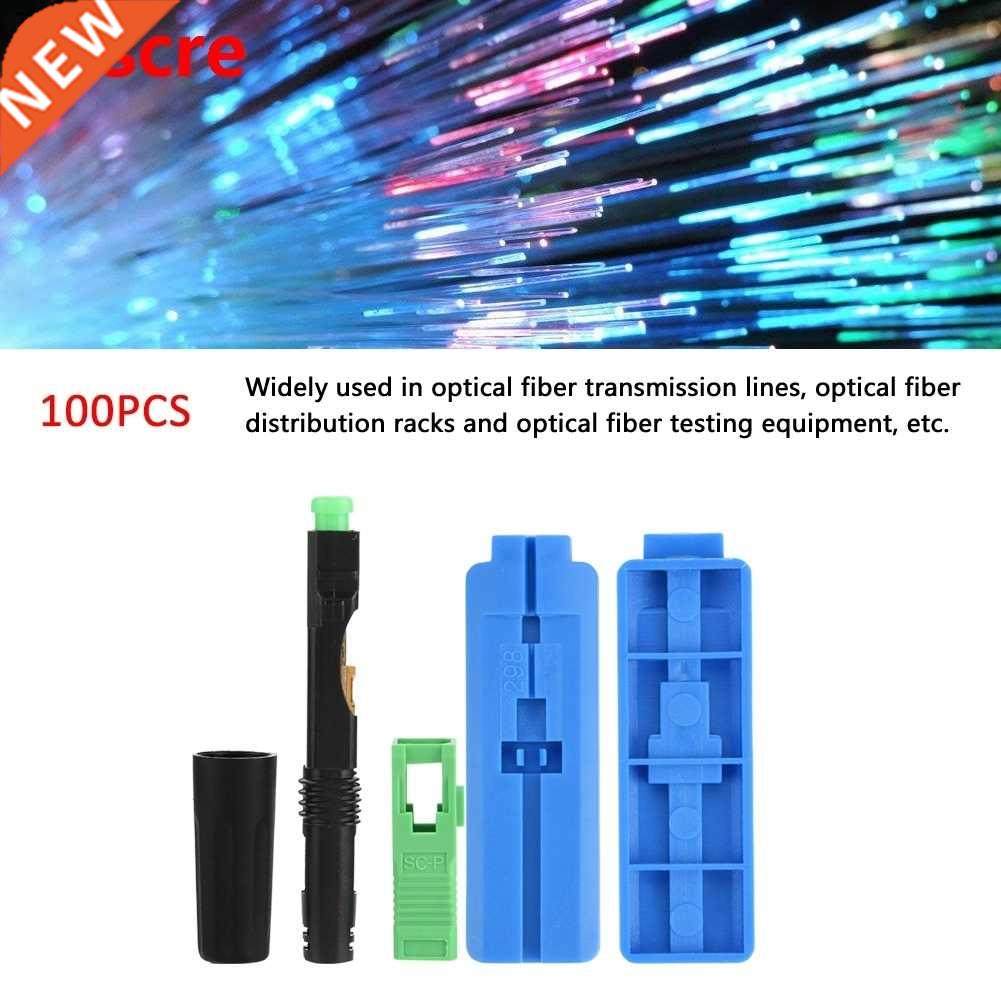 100Pcs/Lot SCAPC SC Fiber Connector Embedded Connecting Adap