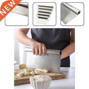 Professional Stainless Steel Pizza Dough Scraper Cutter
