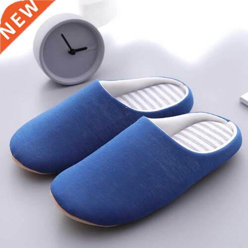 Women's Slippers 2021 Fashion Striped Winter Home Slippers S