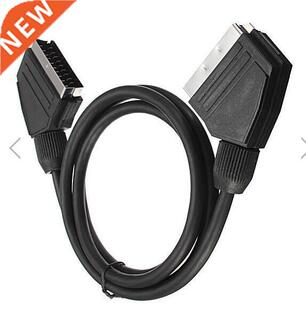 1.5m SCART to SCART Cable Lead Wire with 21 Pins Connected