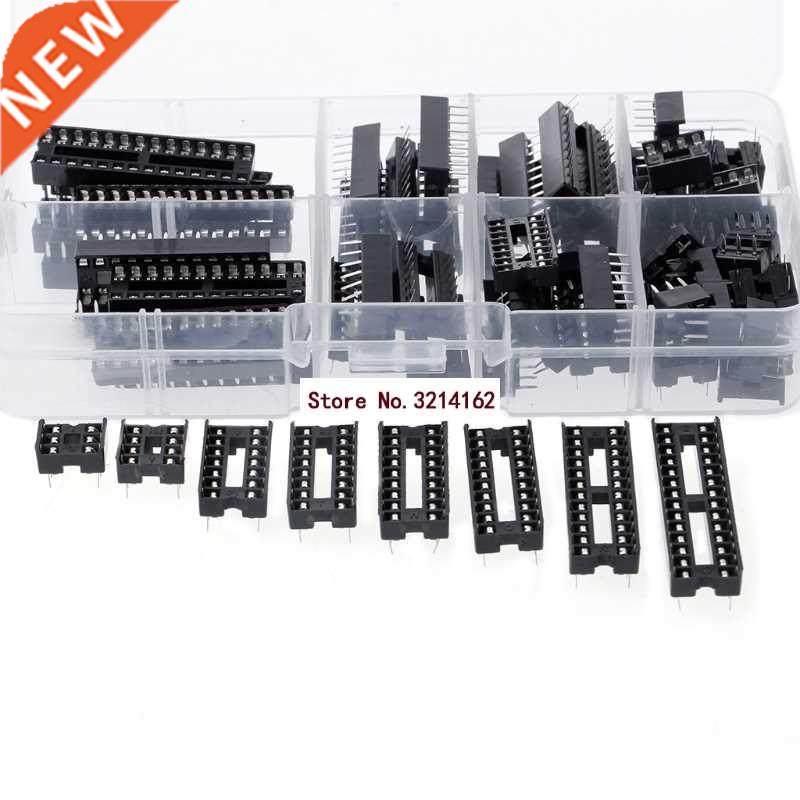 66 Pcs DIP IC Sockets Adaptor Solder Type Socket Kit 6 8 14