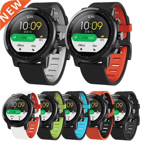 Silicone Watchband Huami Amazfit stratos 3 2 Strap Sport Wr