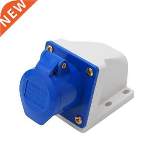 16 Amp 3 Pin Industrial Plug 220-250V Weatherproof IP44 2P+E