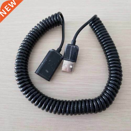 10pcs/lot USB 2.0 Spring Telescopic Data Extension Cable Mal