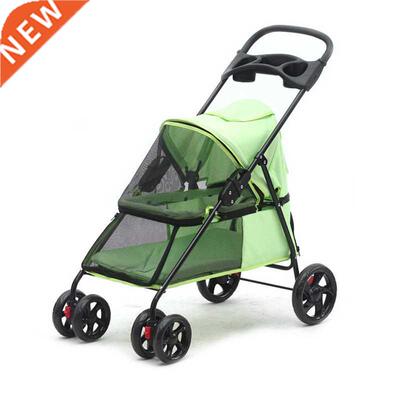 4 Wheel Pet Stroller Crier for small Dog and s Super