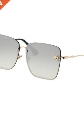 WINFUL 2022 New Fashion Lady Oversize Rimless Square Bee Sun