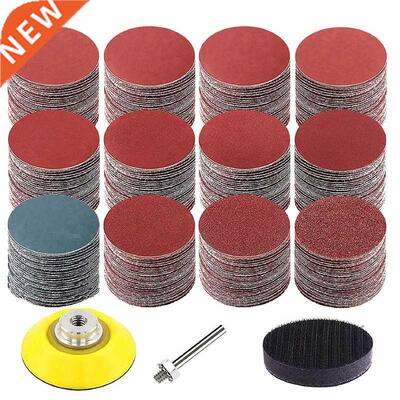 240 Pcs 2 Inch Sanding Discs Pad Kit Hook And Loop Sandpaper