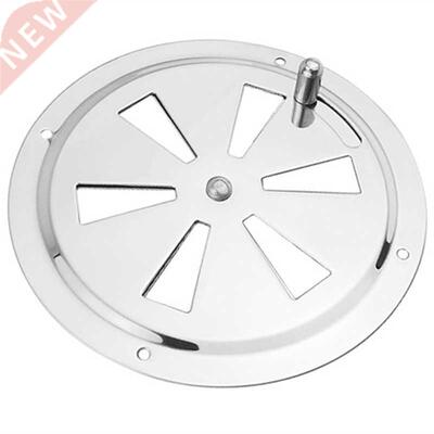 Round Air Louver Vent & Side Knob Opening Grille Cover
