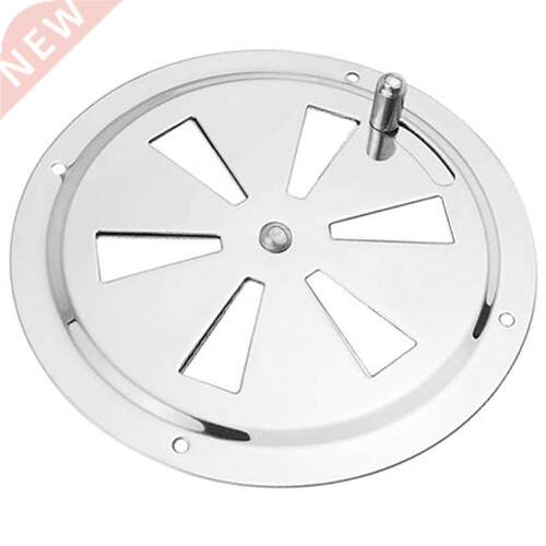 Round Air Louver Vent & Side Knob Opening Grille Cover