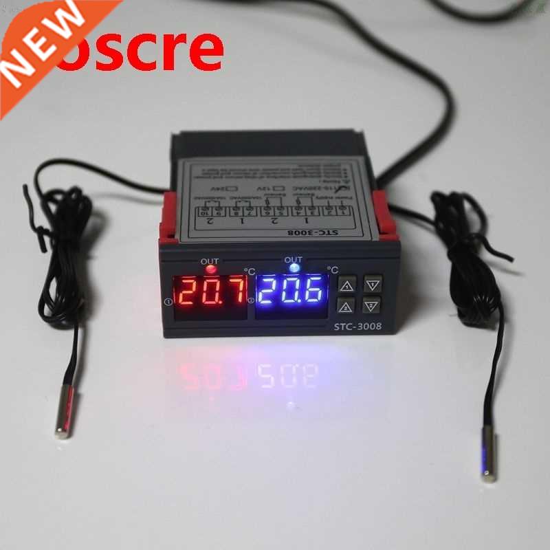 Digital Temperature Controller Double Thermostat Heating Coo
