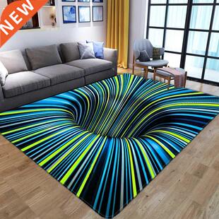 3D Vortex Carpet Entrance Door Floor Mat Abstract Geometric