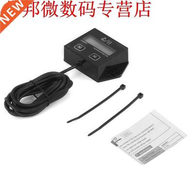 Car Digital Engine Tach Tachometer Hour Meter Inductive 适