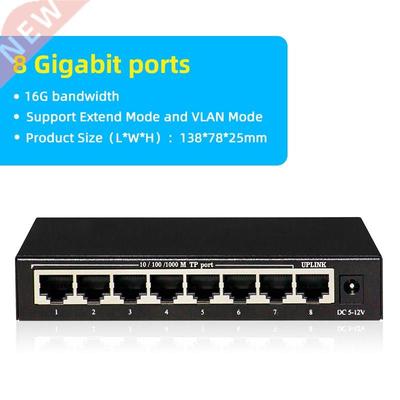 5/8/16/24 Gigabit Ethernet Switch 10/100/1000Mbps RJ45 LAN F