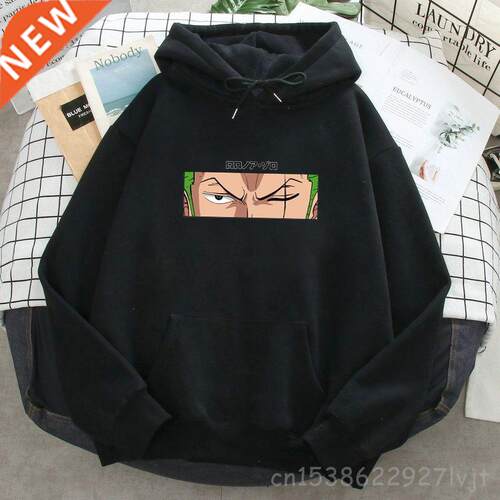 Roronoa Zoro Print Hoodies Women Men Japan Anime Sweatshirts