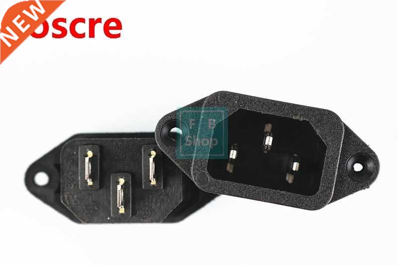 2019 Hot 3P IEC 320 C14 Male Plug Panel Power Inlet Sockets