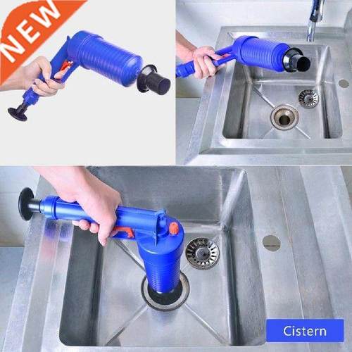 Air Pump Pressure Pipe Plunger Drain Cleaner Sewer Sinks